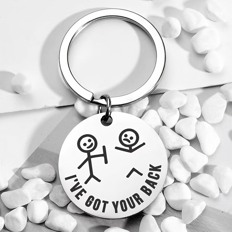 Keychain Stainless Steel Funny Gift Keychain Graduation Christmas Gift Jewelry