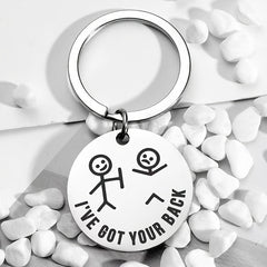 Keychain Stainless Steel Funny Gift Keychain Graduation Christmas Gift Jewelry