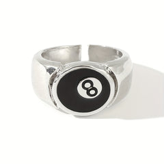 Men's Oil Drop Finger Ring No 8
