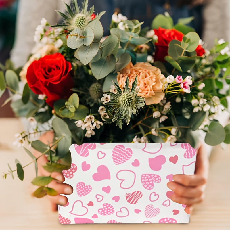 Pink Rectangular Mother's Basket & Baseball Father's Gift Basket