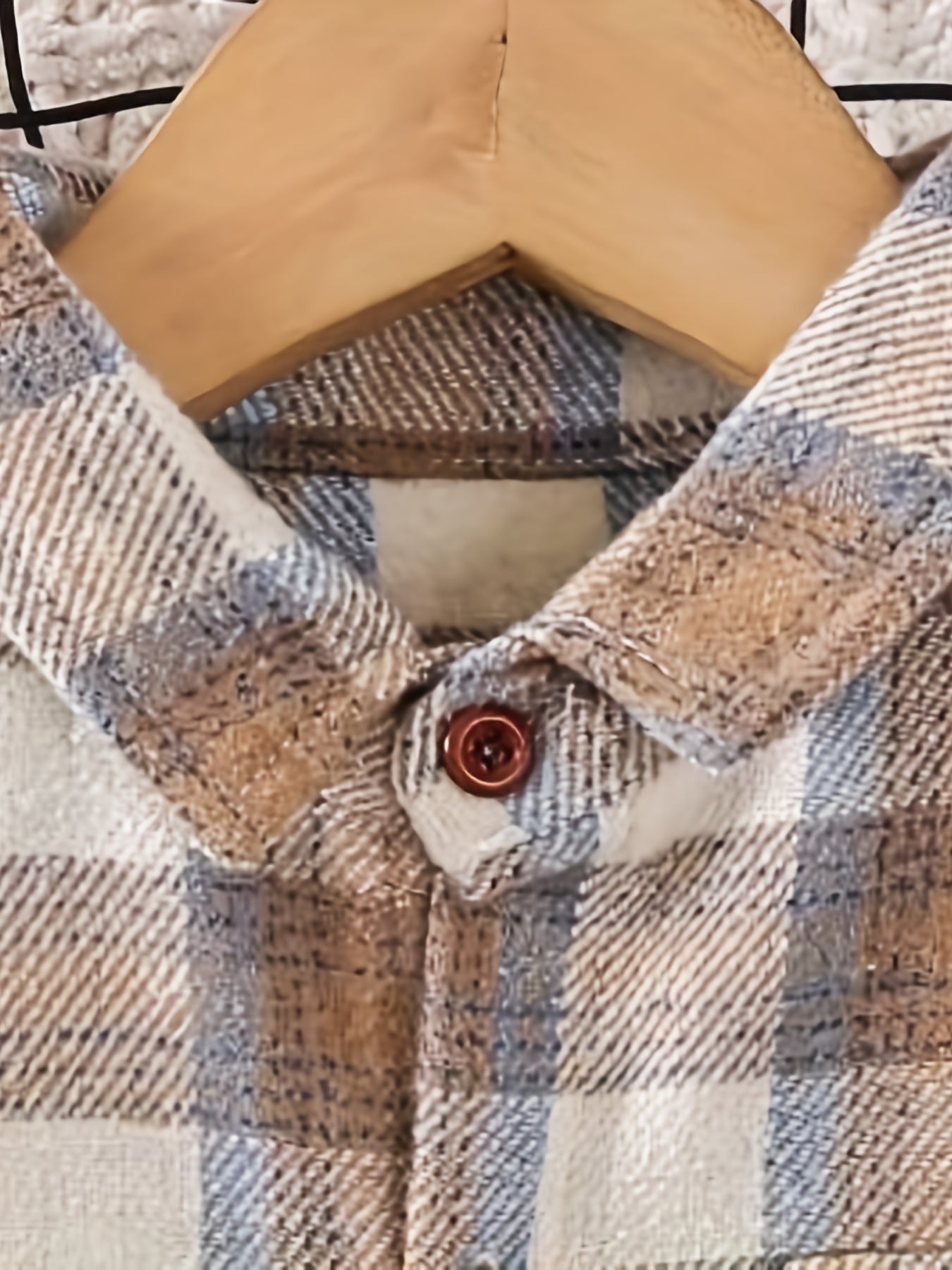 Boys Plaid Flannel Shirts Long Sleeve Button Down Tops Outwear Jacket
