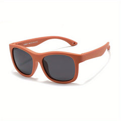 Kids Teen Silicone Frame Sun Protection Sunglasses