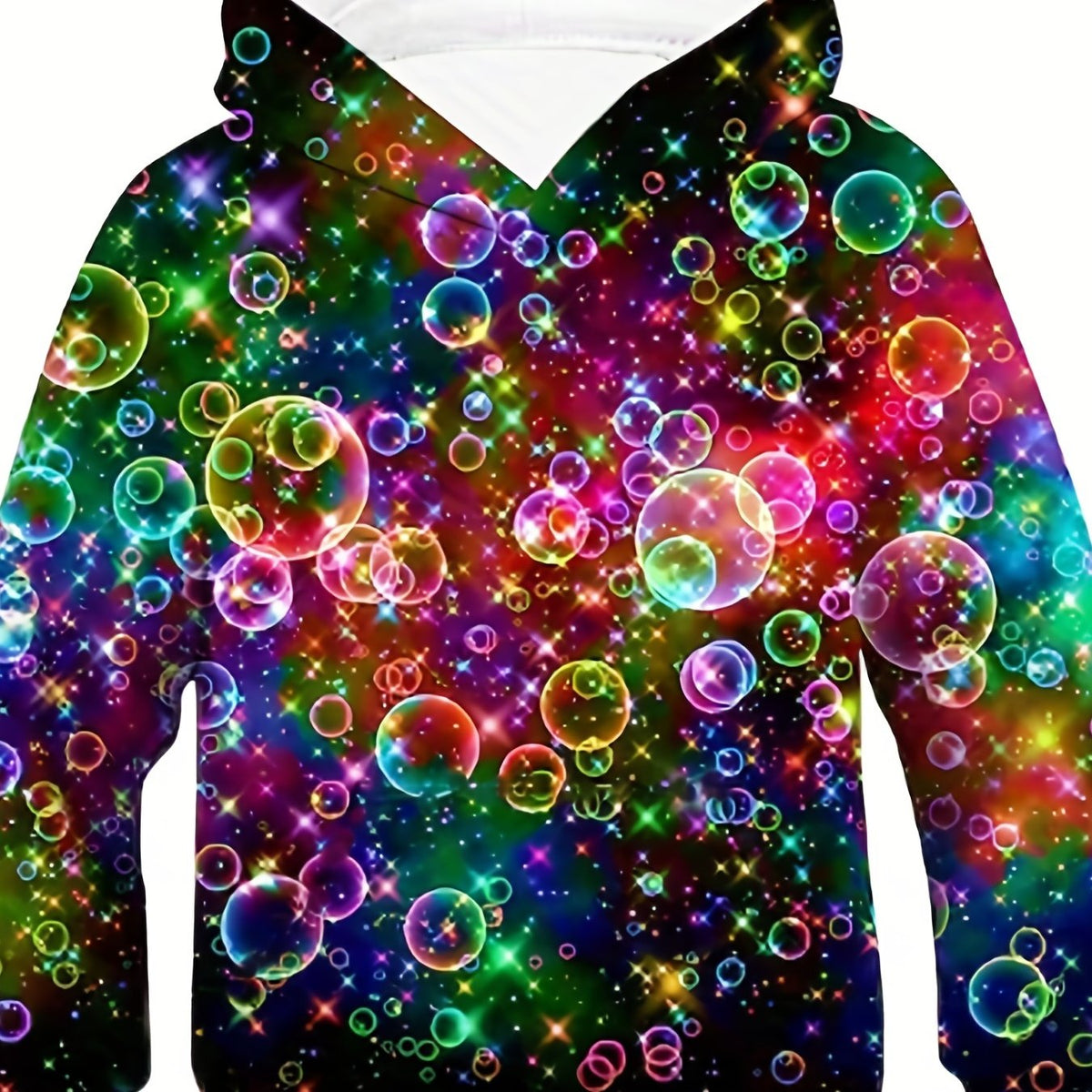 3D Bubble Print Hoodie For Girls & Boys