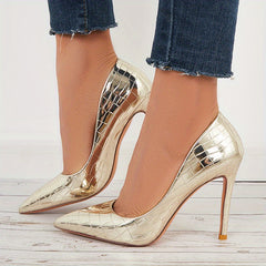 Women's Sexy Pointed Toe High Heels Slip On Dress Pumps Stiletto Heels