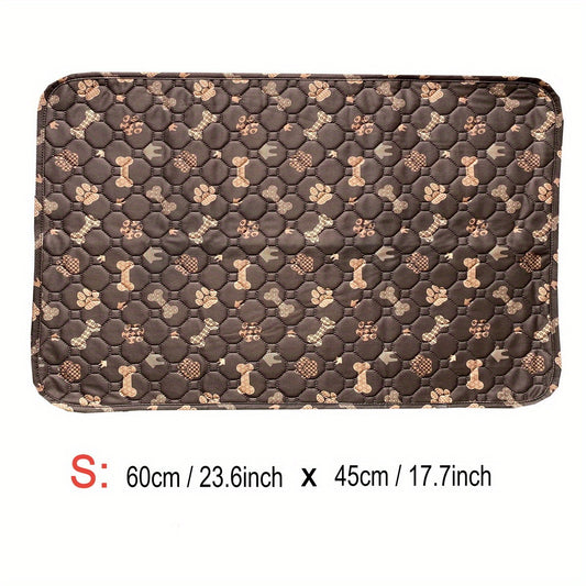 Washable Reusable Pet Pee Pads for Dogs Cats Waterproof Non Slip Button Training