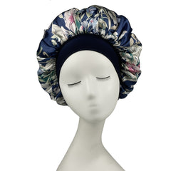 Milk Silk Wide Brim Bonnet Cap for Women