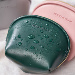 Nordic Style Light Waterproof Makeup Wash Bag PU Leather Pocket