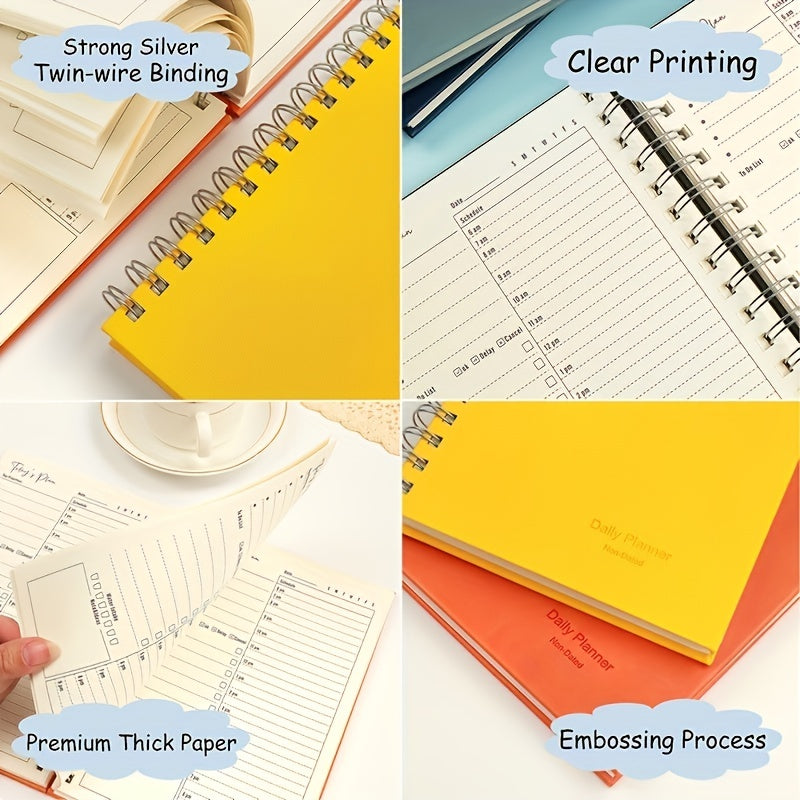 Retro Coil Notebook Thickened Classroom, Office Conference Notebook