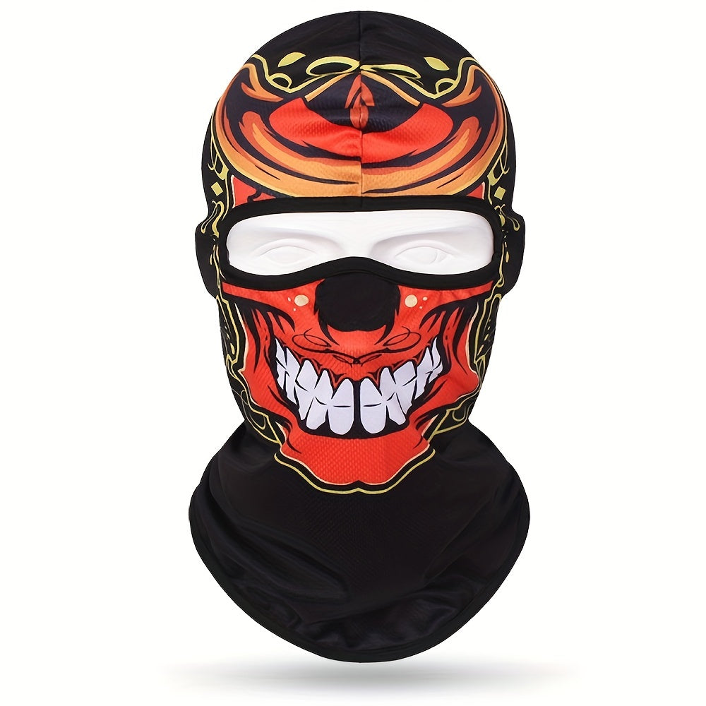 Skull Ghost Mask Hat Windproof Dustproof Riding Hat