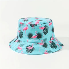 Graffiti Pattern Sun Hat Cartoon Foldable Fisherman Hat