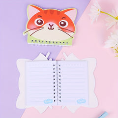 Cat Coil Book Notebook A7 Notepad Thickened Book Student Spiral Bound