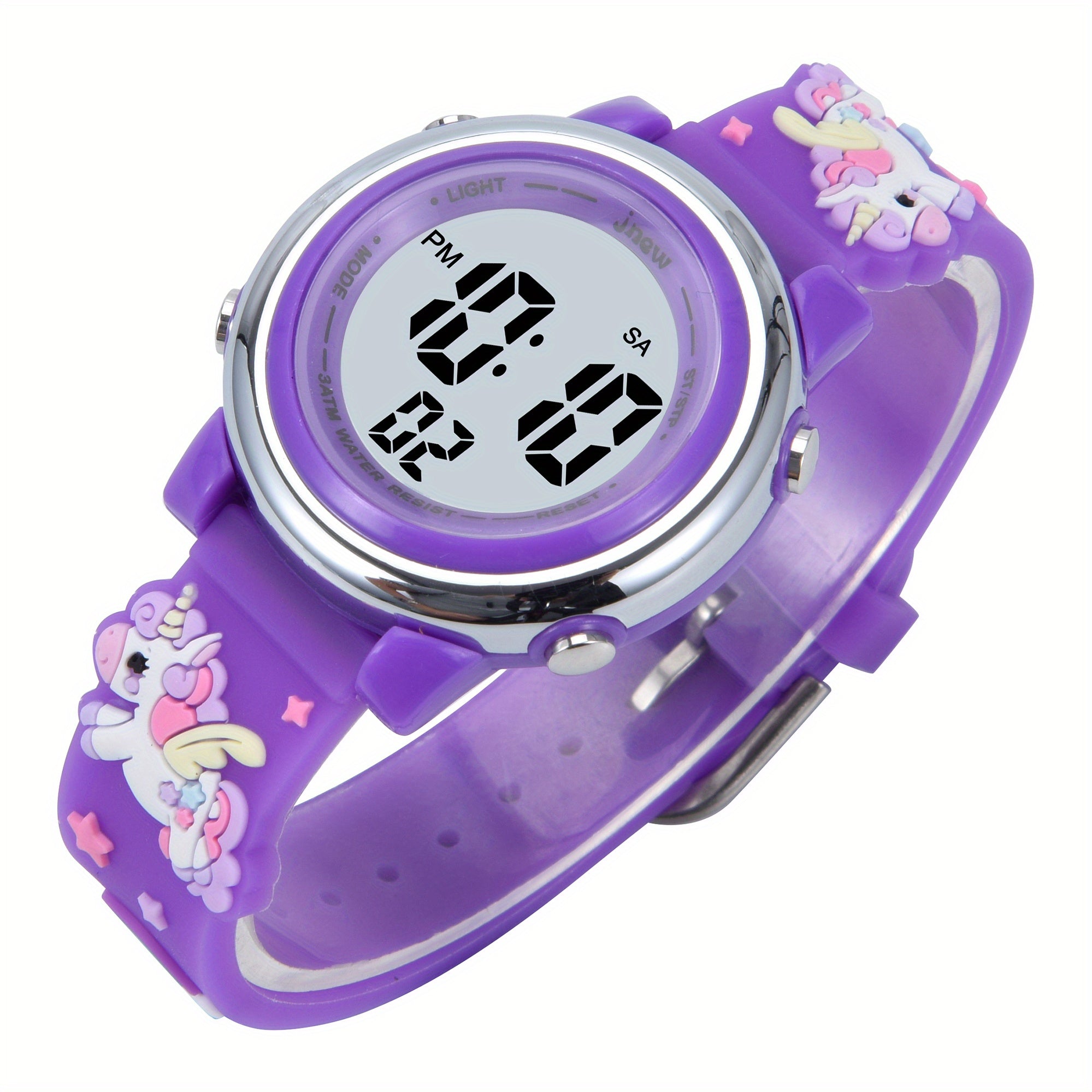 Cartoon Unicorn Waterproof Electronic Watch for Kids