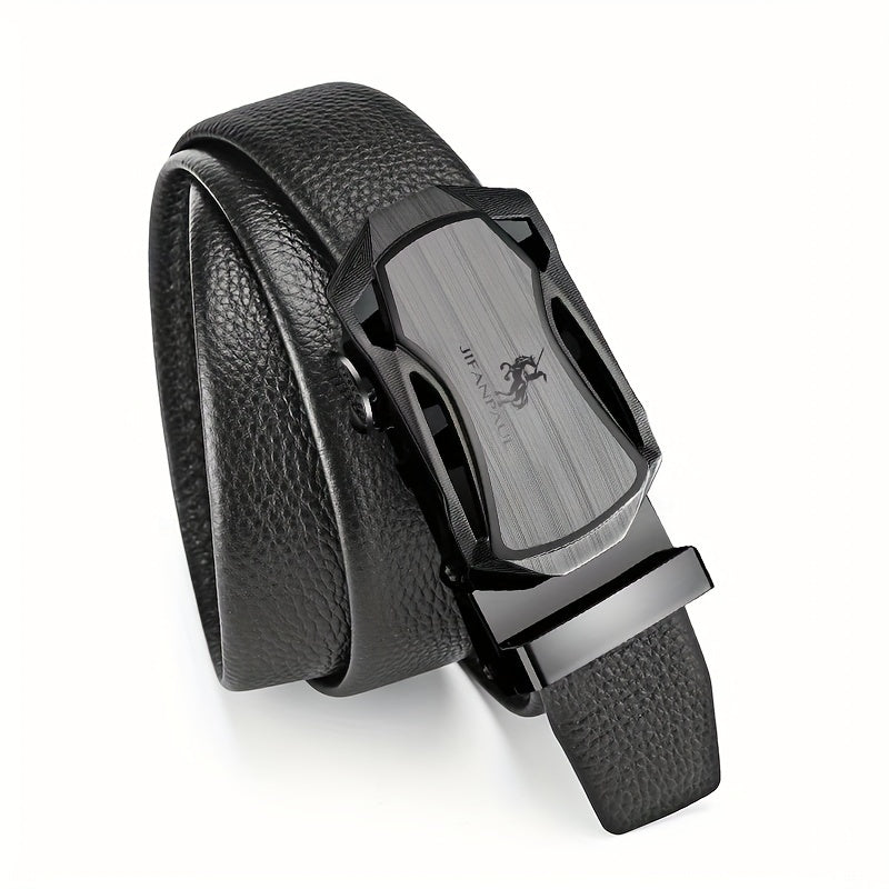 Men's PU Leather Automatic Buckle Belt