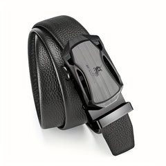 Men's PU Leather Automatic Buckle Belt