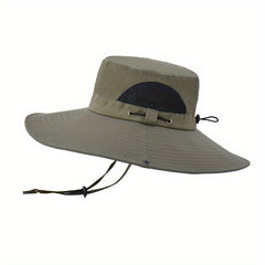 Wide Brim Breathable Bucket Hat For Outdoor Fishing Mountaineering
