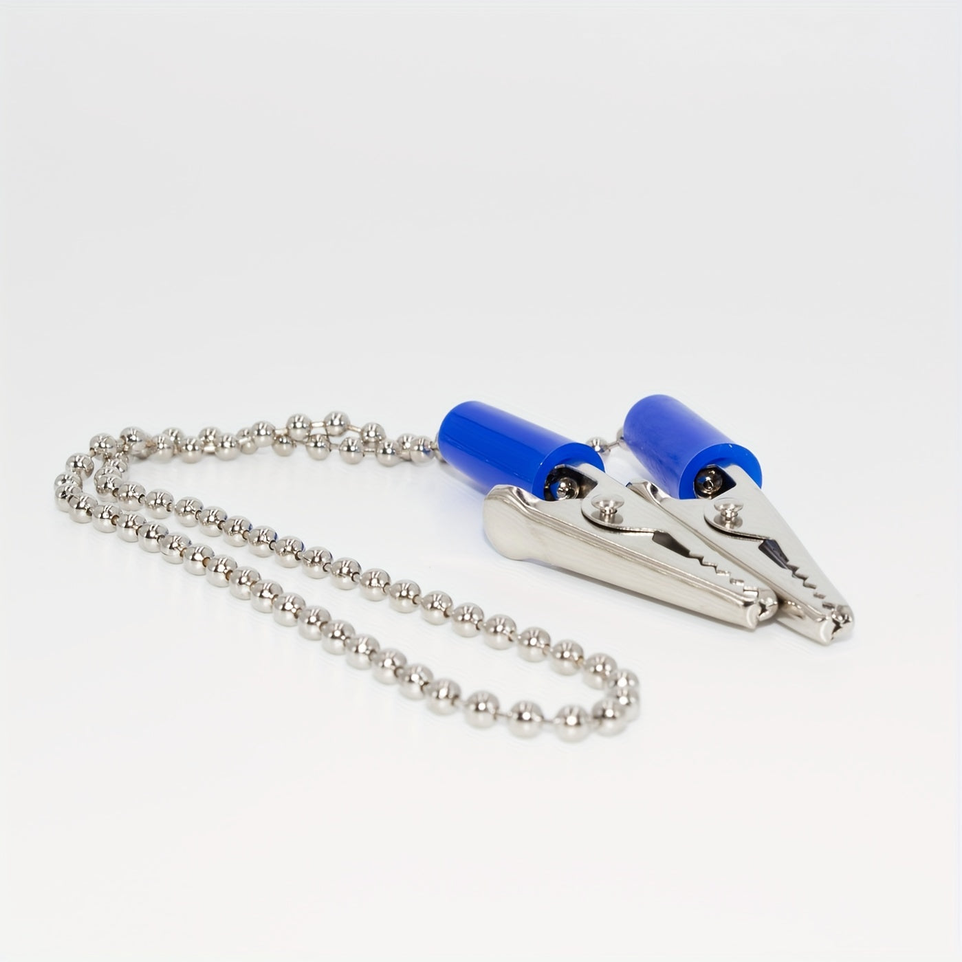 Dental Napkin Clip Holder Flexible Metal Ball Dental Bib Chain