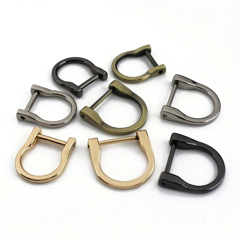 2pcs Metal Detachable D Ring Buckle for Handbag Strap