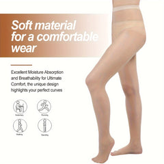 2 Pairs 8 15mmHg Compression Pantyhose Size Up