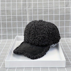 Mens Winter Plush Baseball Cap Warm Casual Thick Hat Gift