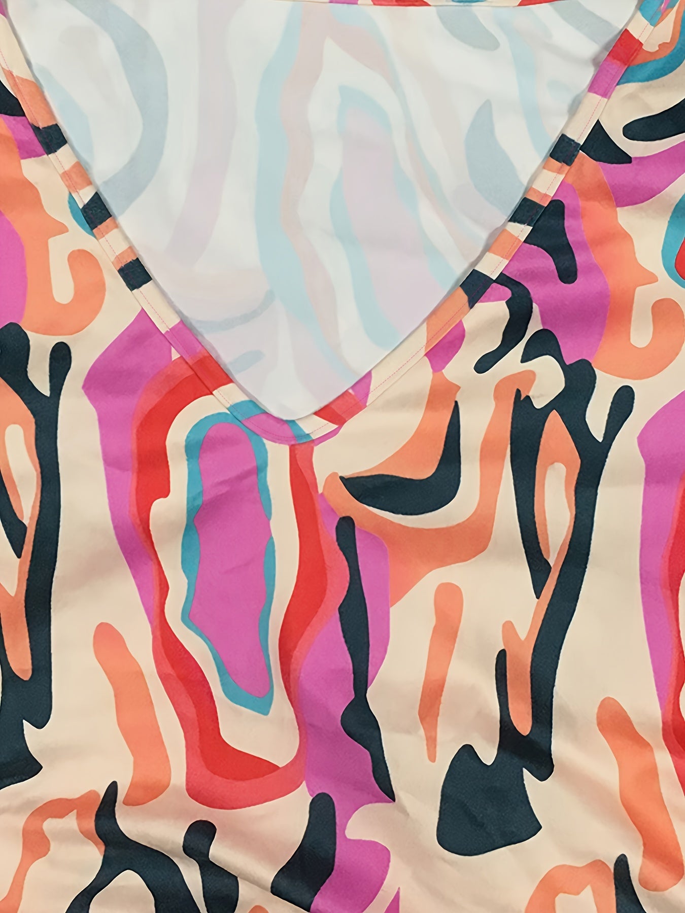  Random Print Long Sleeve Top & Pants Set