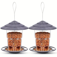 Hanging Squirrel Proof Bird Feeder for Garden Backyard