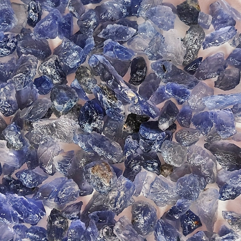 Natural Crystal Quartz Cordierite Chips Raw Energy Crystals