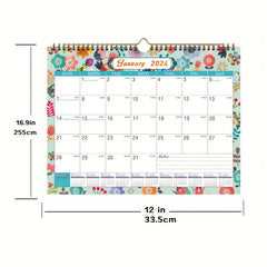 Floral Wall & Desk Calendar Bundle