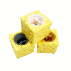 Creative Cheese Mouse Cup Pinch Squirrel Decompression Toy
