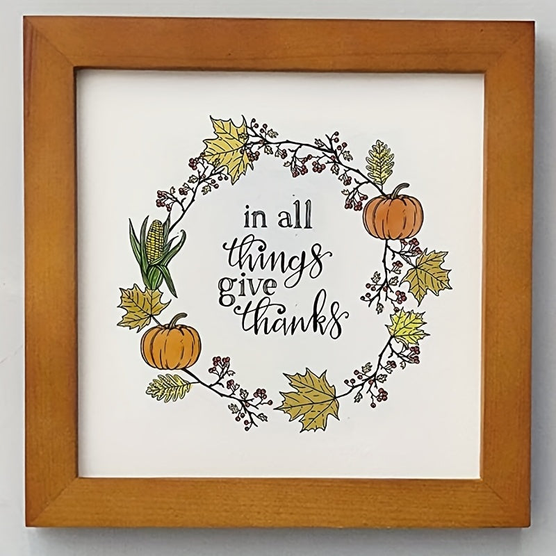 Fall Thanksgiving Pumpkin Leaf Clear Stamps for DIY Crafts