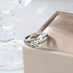 Smile Face Letter Rings For Men Finger Accessories