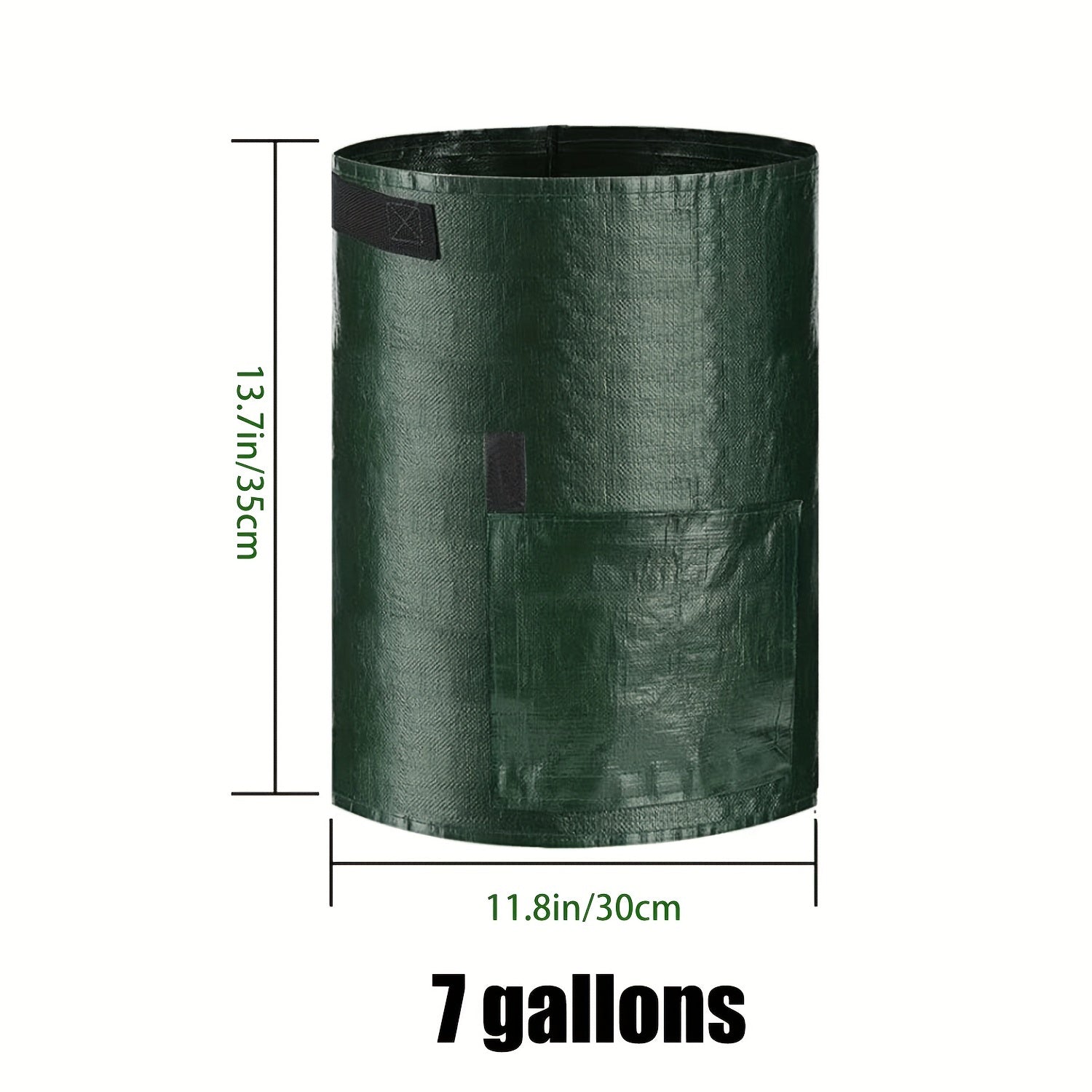 4pcs Potato Grow Bags with Flap & Handles 7 Gallon