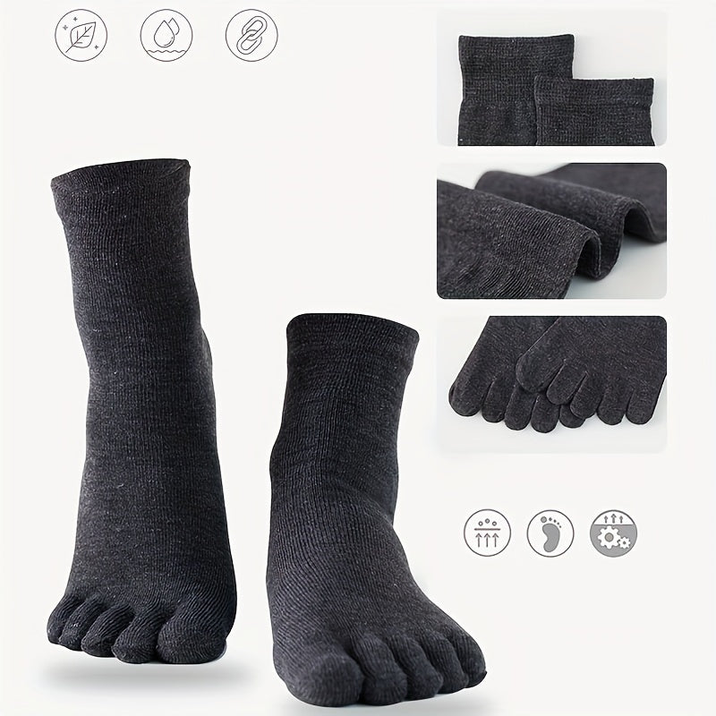 Men's Split Toe Tabi Socks Low Cut Five Toe Novelty