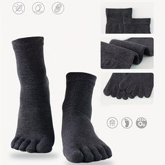 Men's Split Toe Tabi Socks Low Cut Five Toe Novelty