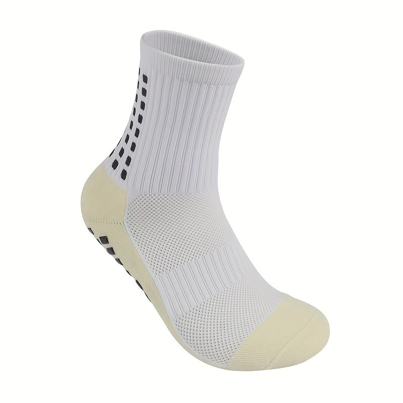 6 Pairs Thick Football Socks Non-slip Wear-resistant Comfortable Socks
