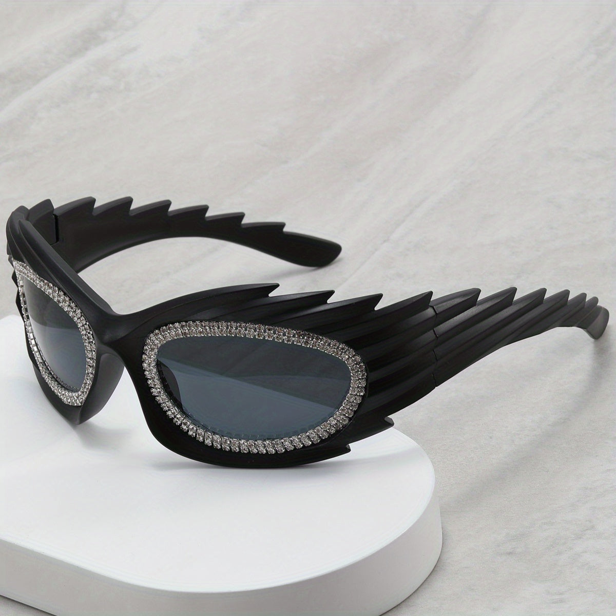 Men's Hedgehog Diamond Inlaid Sunglasses UV400 Sunshade Y2K Sunglasses