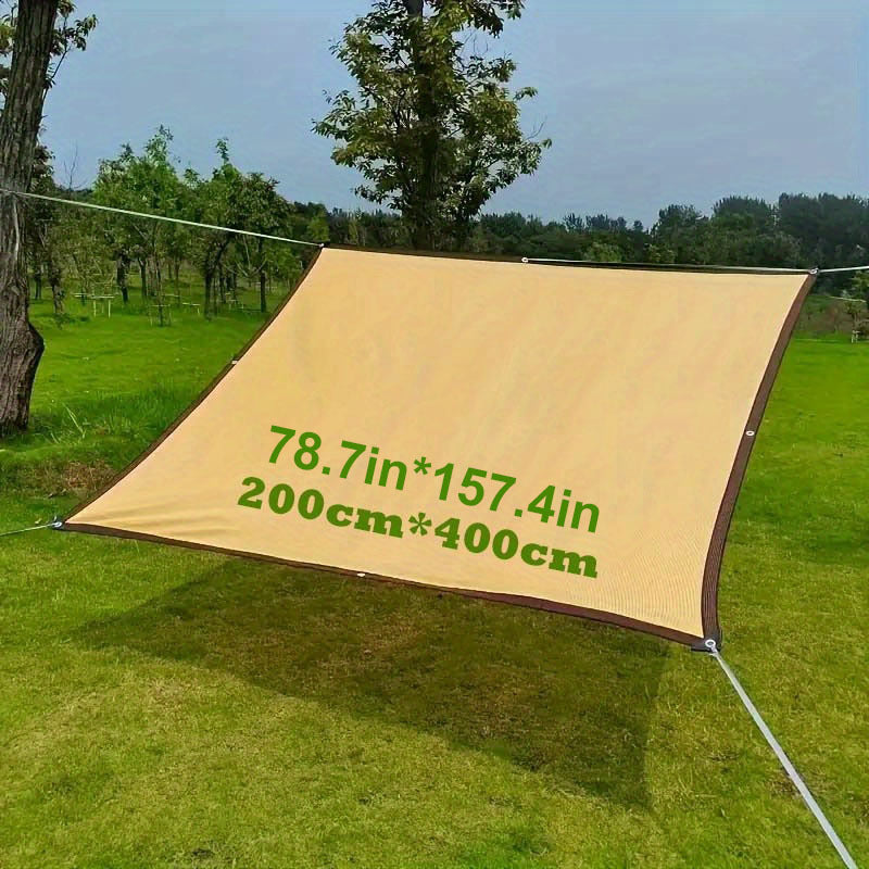 Rectangular Sunshade Breathable 8-Pin 96% Shading Rate