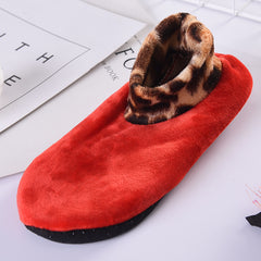 Leopard Thermal Non Slip Socks for Women - Slipper Socks for Yoga Dance