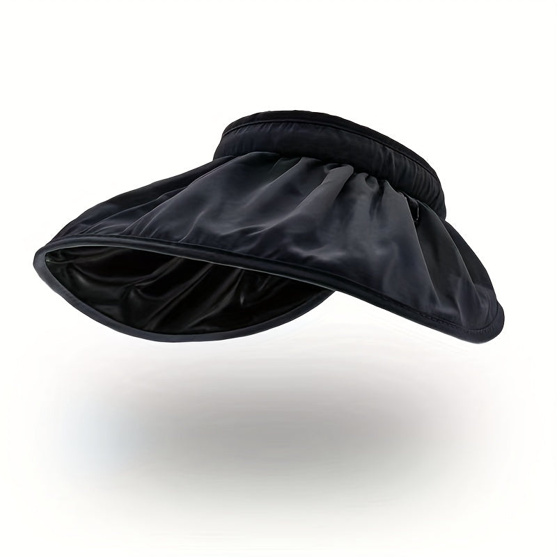 Sunscreen Shell Visor Hat Wide Brim UV Protection Headband Sun Hat For Women