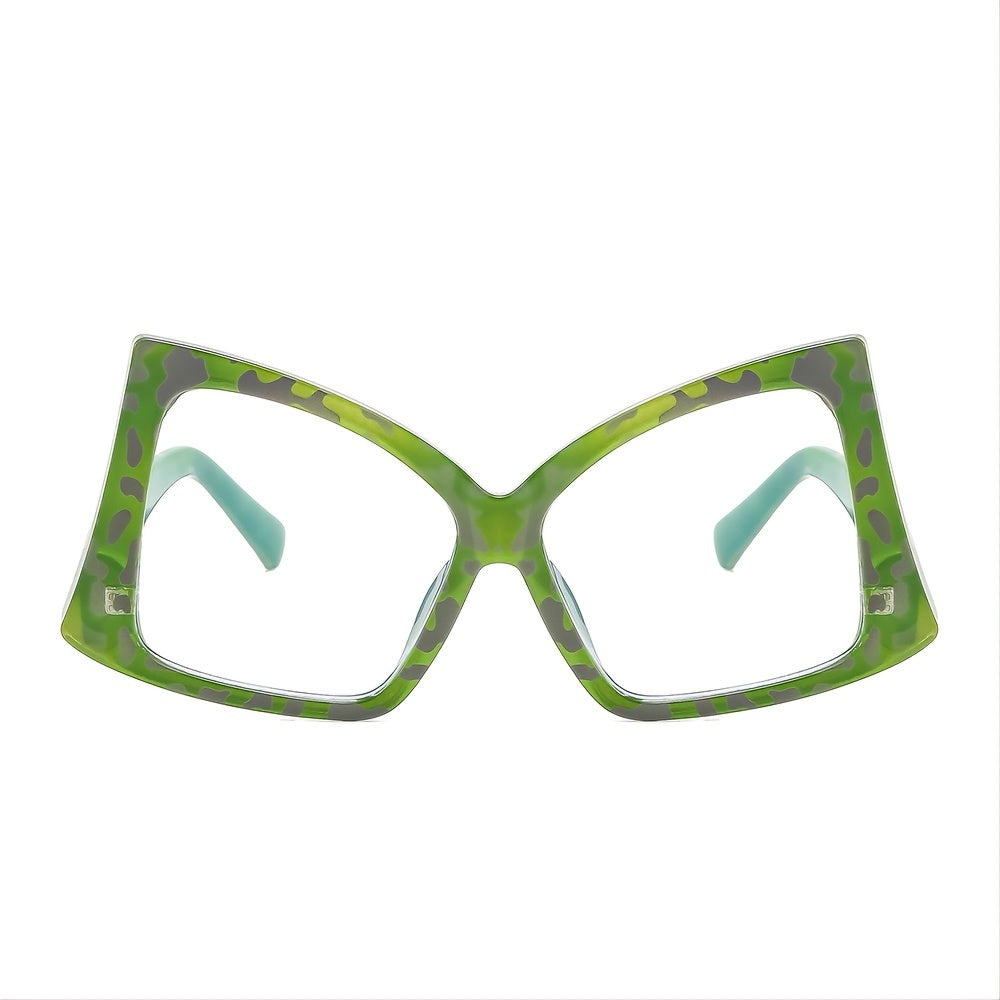 Oversize Butterfly Spectacle Lens Light Blocking Eyeglass Frame