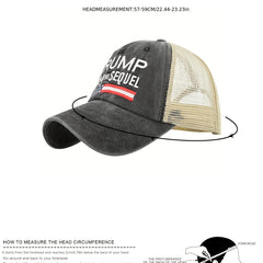 Vintage Trucker Hat Baseball Cap Embroidery