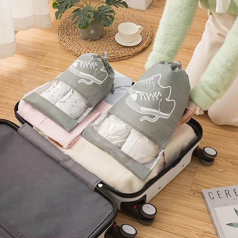 Shoes Storage Bag Closet Organizer Non woven Travel Portable Bag