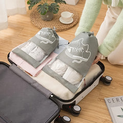 Shoes Storage Bag Closet Organizer Non woven Travel Portable Bag