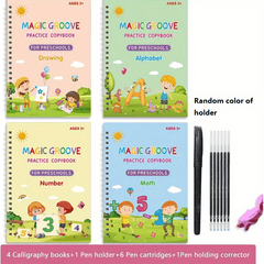 Reusable Handwriting Workbook for Kids - Alphabet & Writing Practice Book