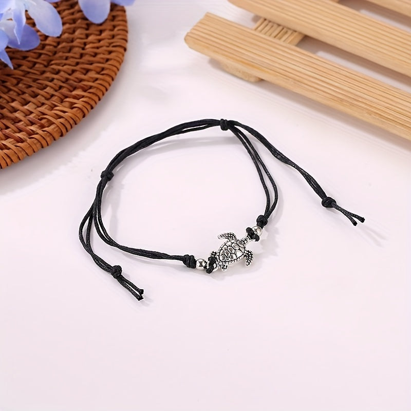 Turtle Rope Anklet Summer Beach Travel Accessory