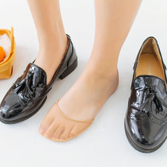 6 Pairs Hollow Out Half Palm Slingback High Heel Socks Women's Stockings