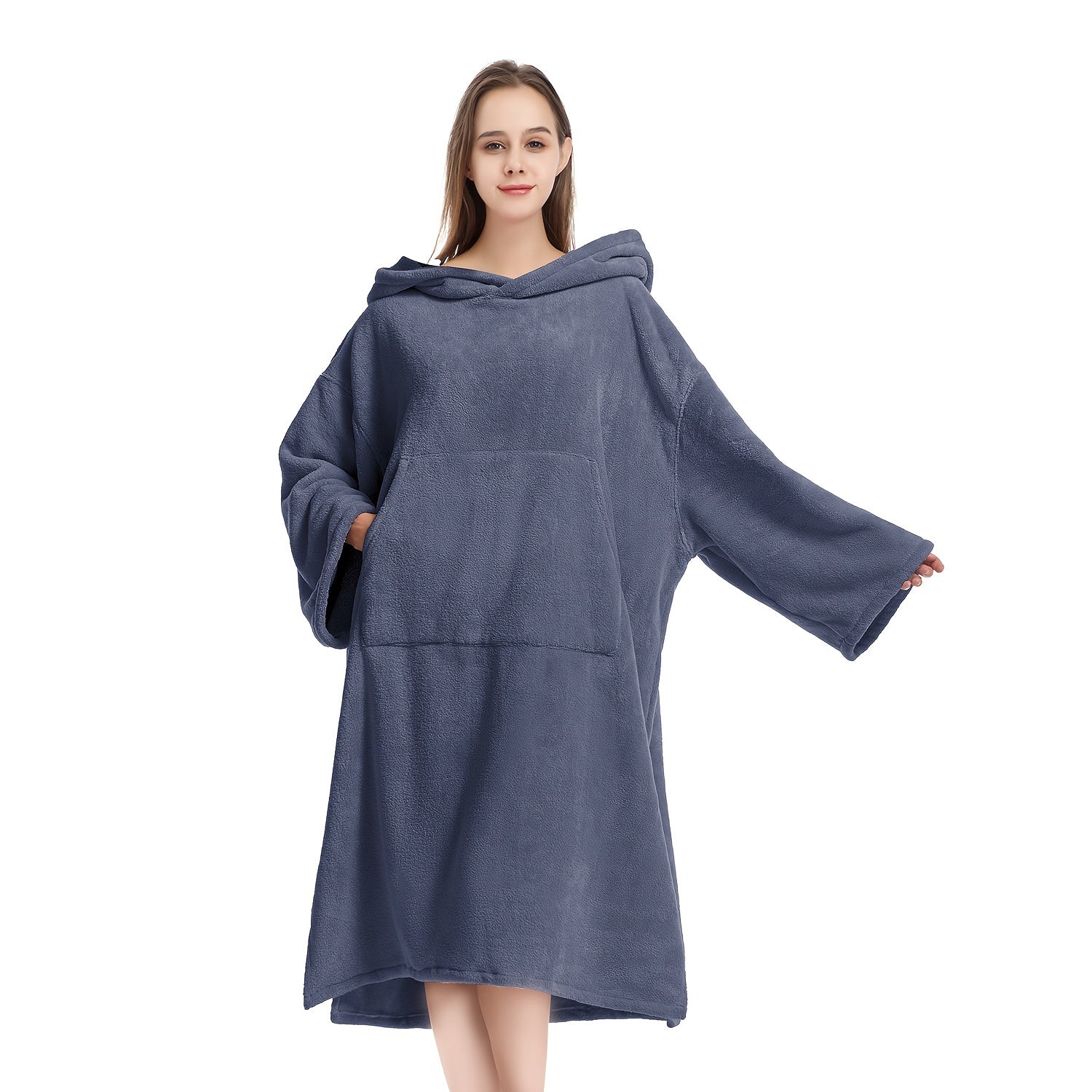 Mutao Surf Poncho Changing Robe Soft Unisex Hooded Bathrobe for Swimming