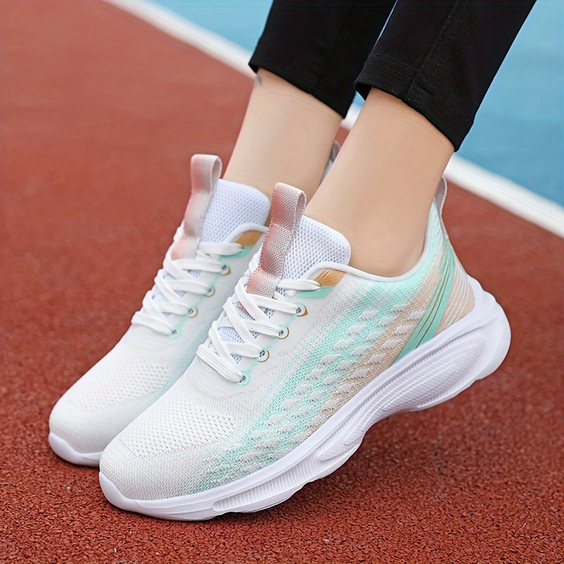 Women's Gradient Running Shoes Soft Comfortable Wear Resistant Non Slip Sneakers