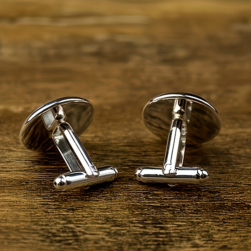 Antique Anatomy Skull Cufflinks Gothic Skeleton Jewelry