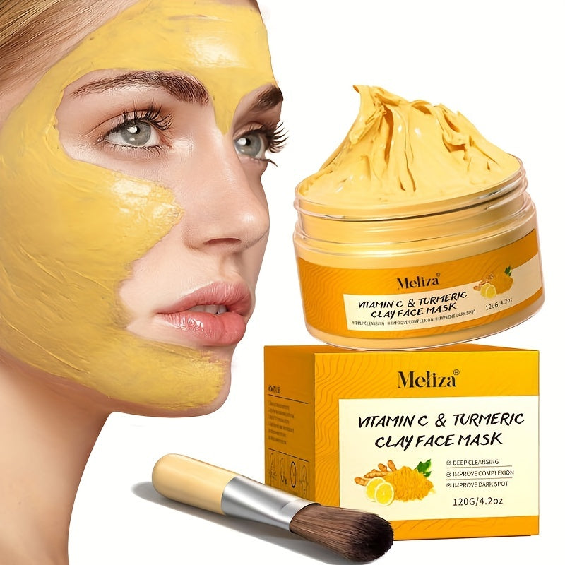 Turmeric Vitamin C Clay Mask Deep Cleansing Face Mask Skin Care