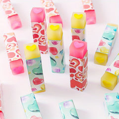 2pcs Love Pencil Erasers Fun Desk Pet Erasers